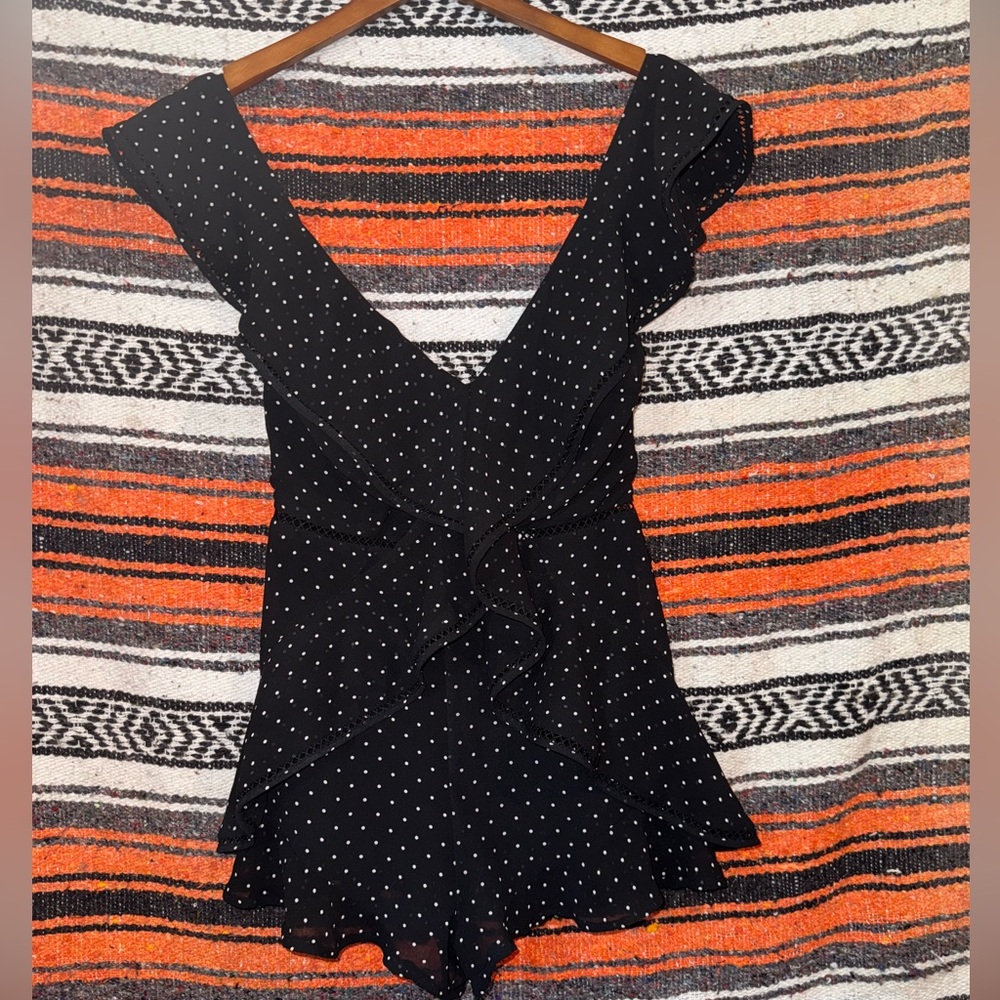 lush polkadot romper